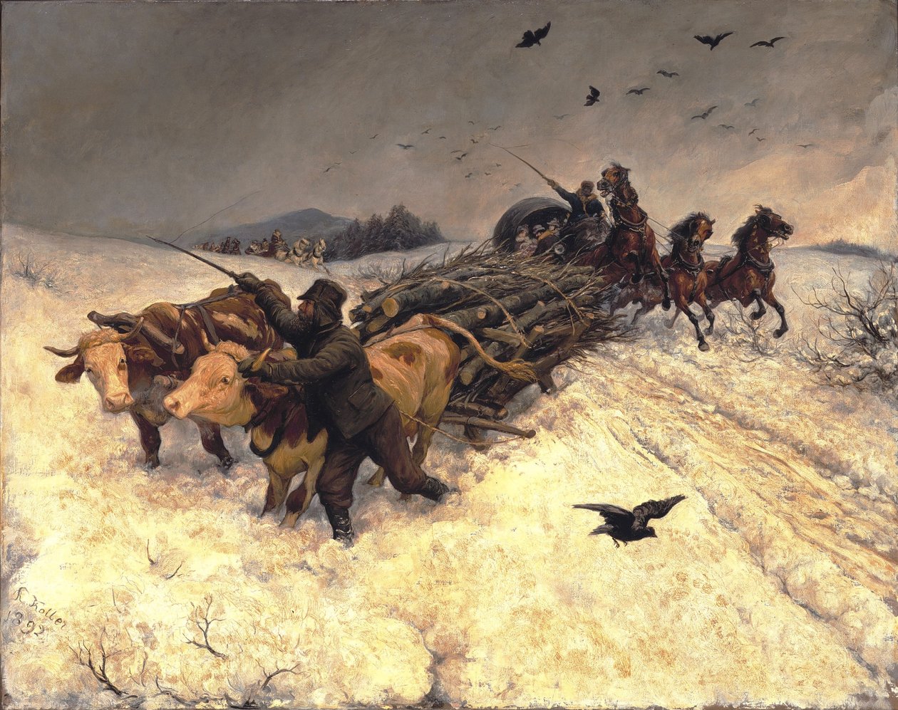 Slädtur av Rudolf Koller