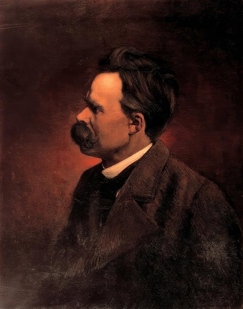 Nietzsche porträtt av Rudolf Köselitz