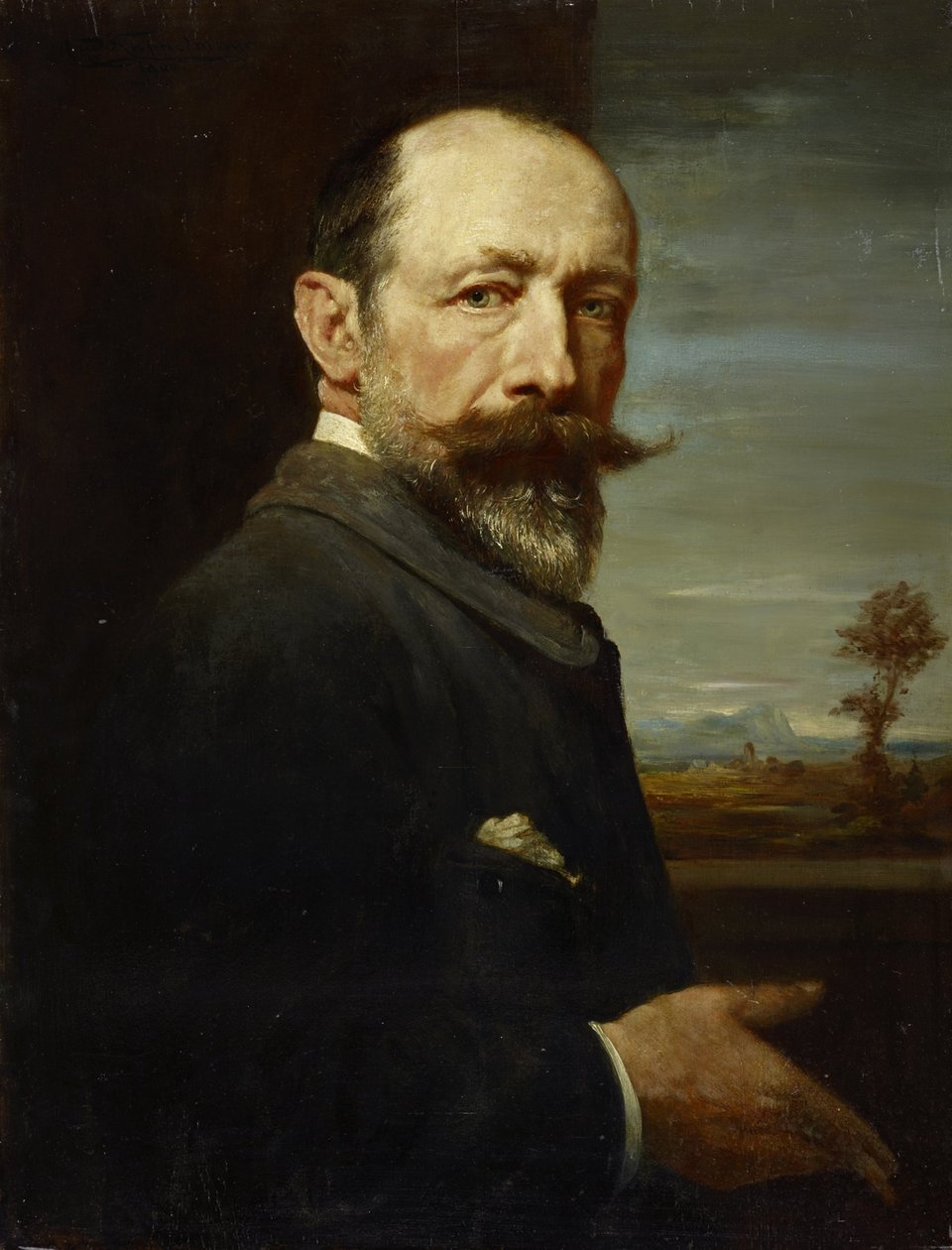 självporträtt av Rudolf Michael Kuppelmayr