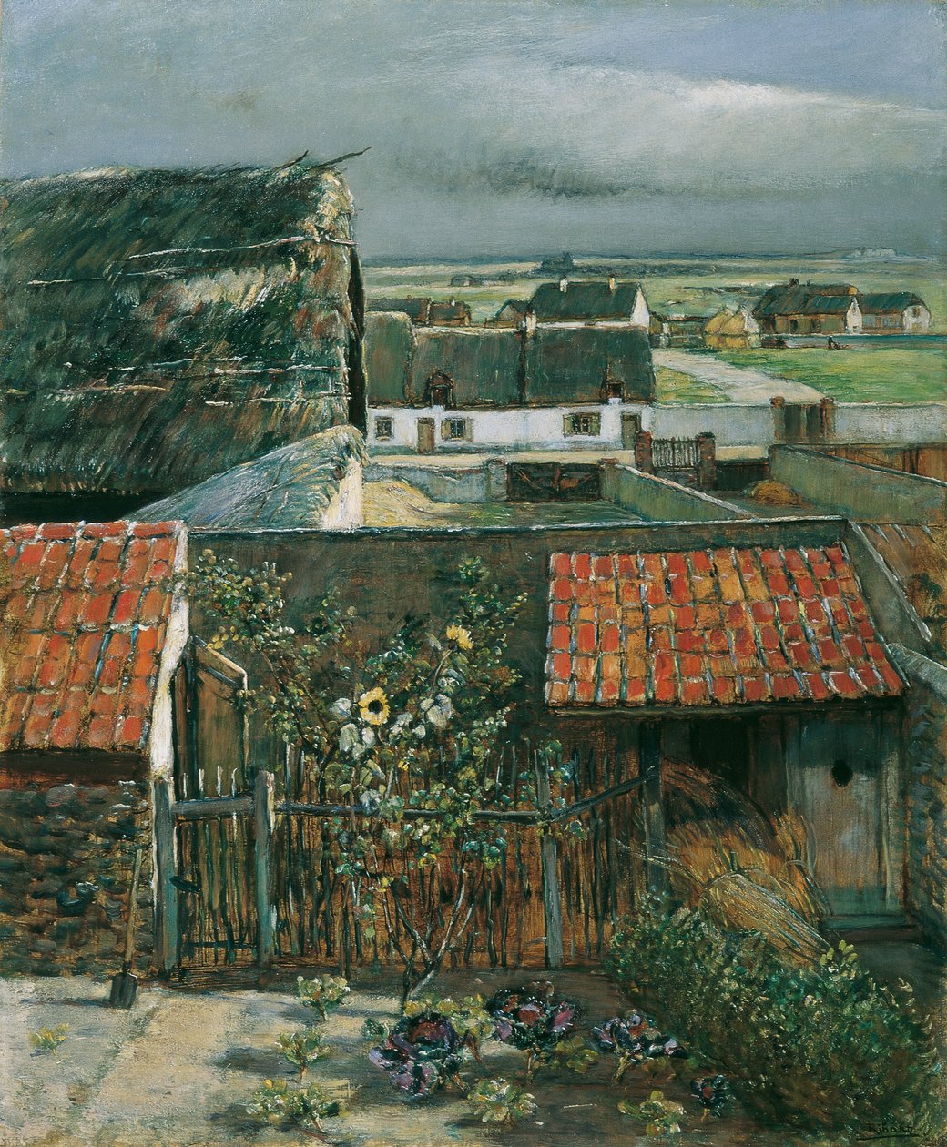 Bretonskt landskap av Rudolf Ribarz