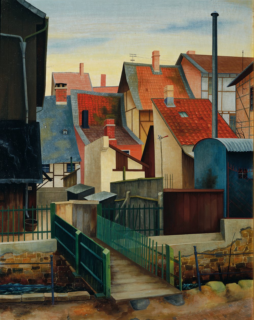 Vid kenneln (i Goslar) av Rudolf Wacker