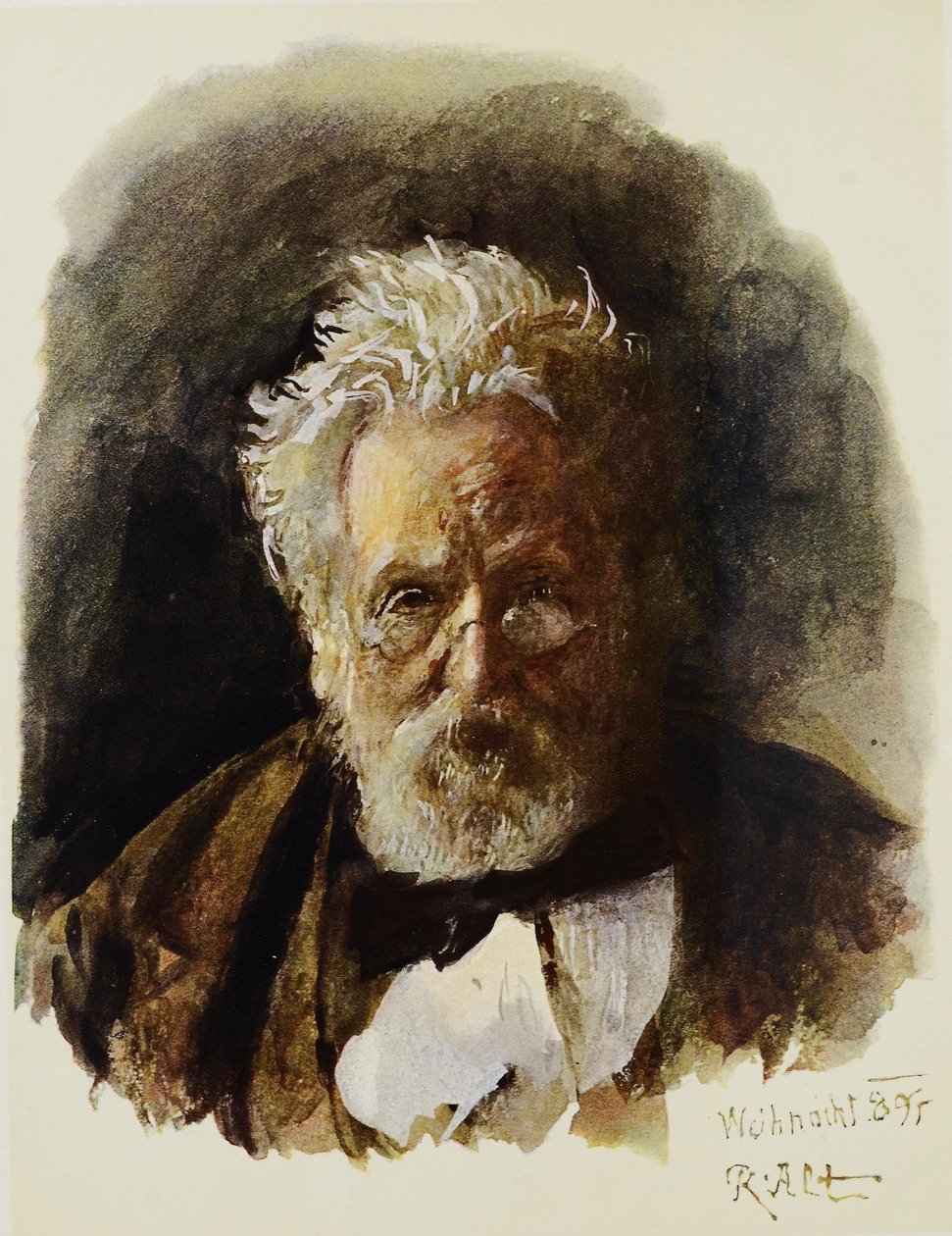 Självporträtt av Rudolf von Alt