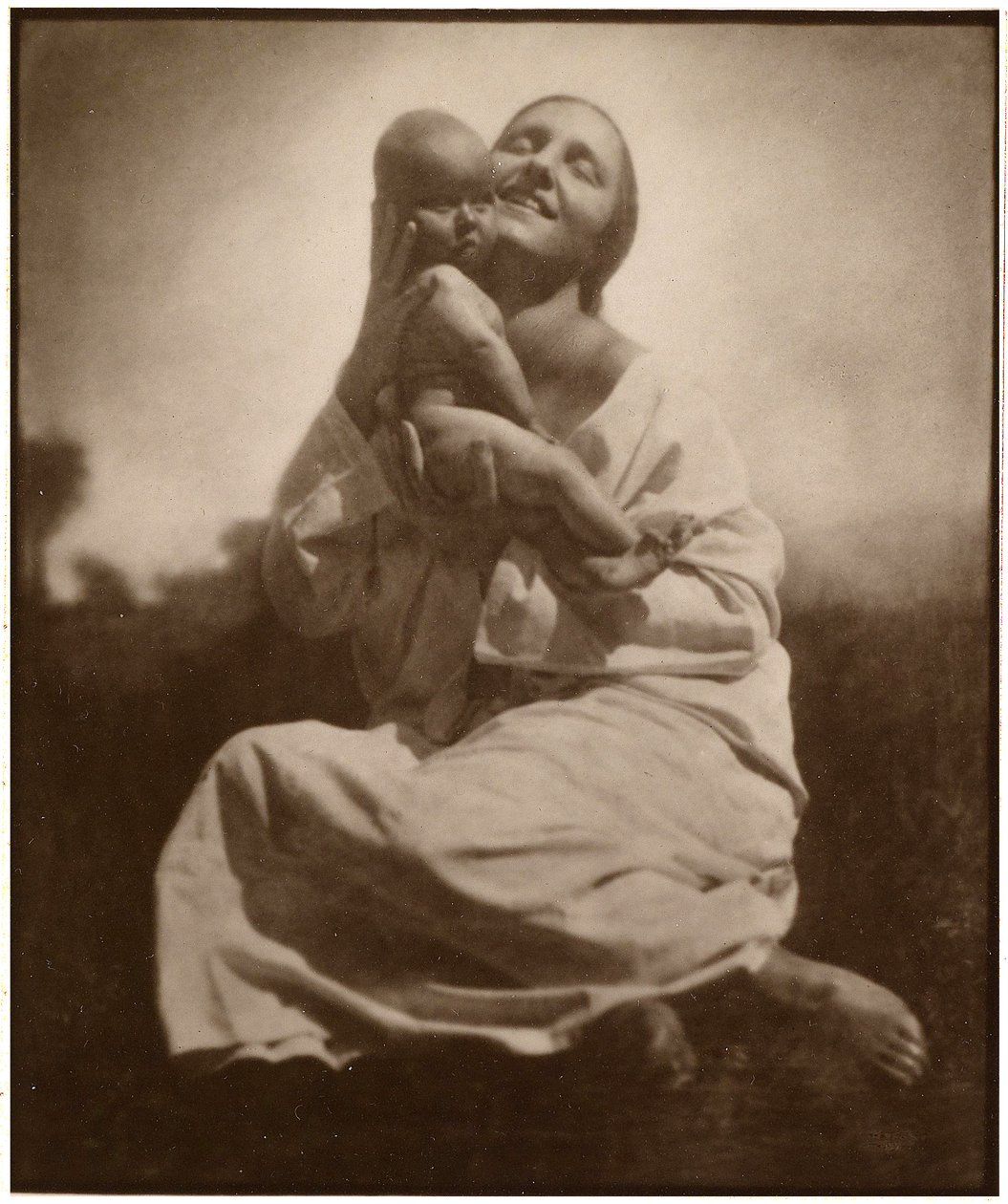 Mor och barn c.1925 av Rudolph Koppitz
