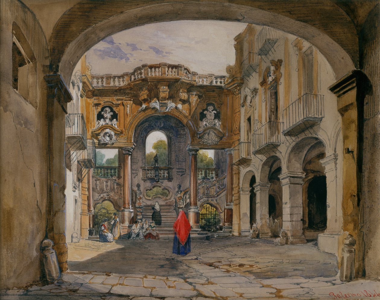 Palermo av Rudolf von Alt