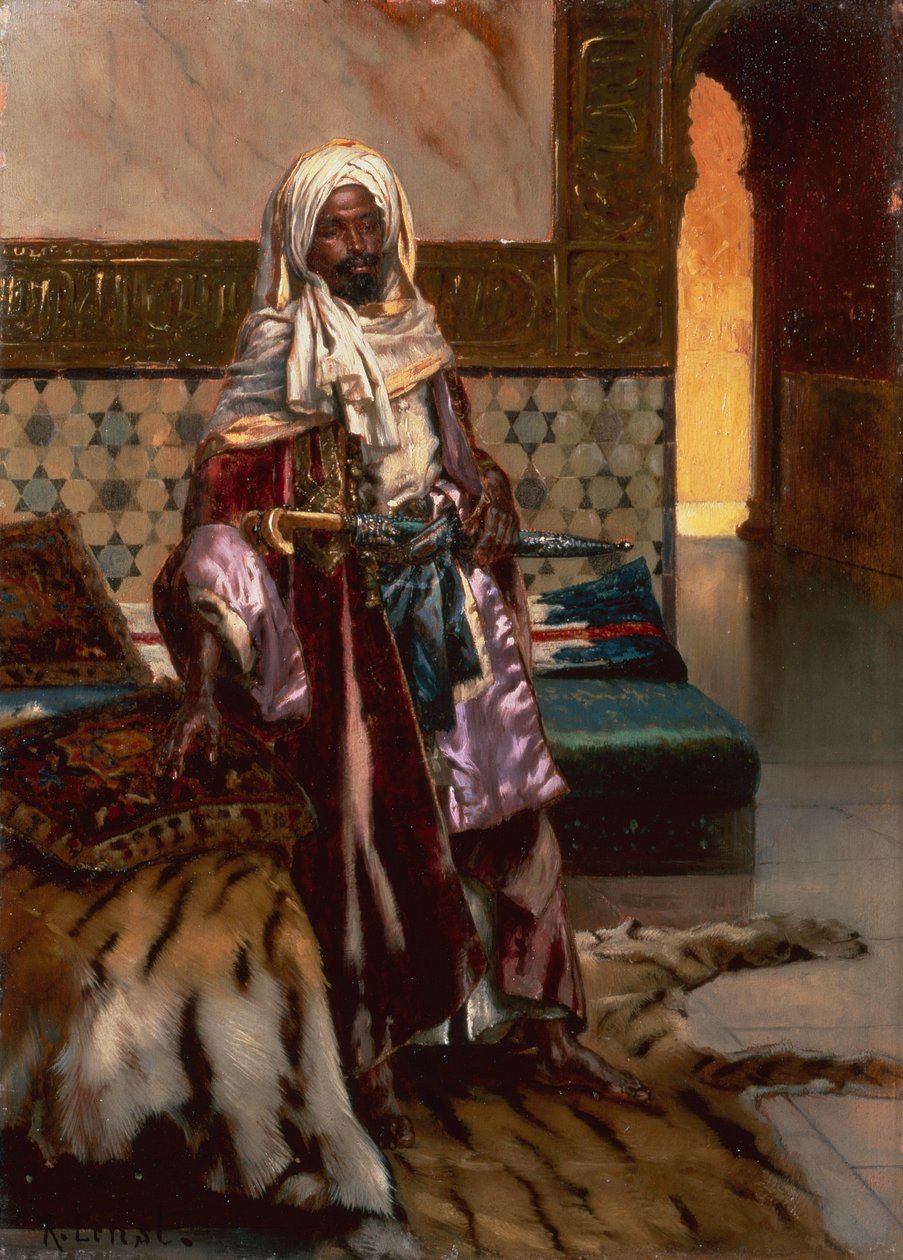 Nubiangardet (olja ombord) av Rudolphe Ernst