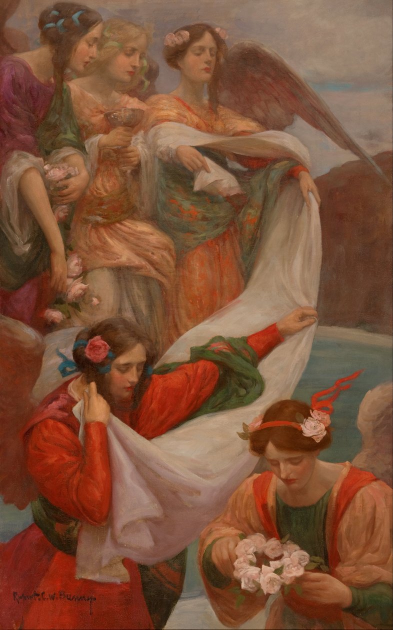 Änglar fallande av Rupert Bunny