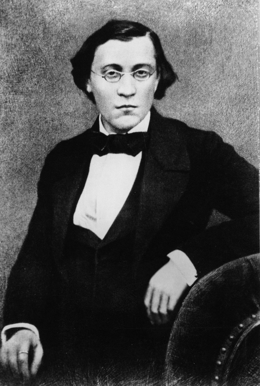 Ivan Sergeevich Turgenev (1818-83) av Russian Photographer