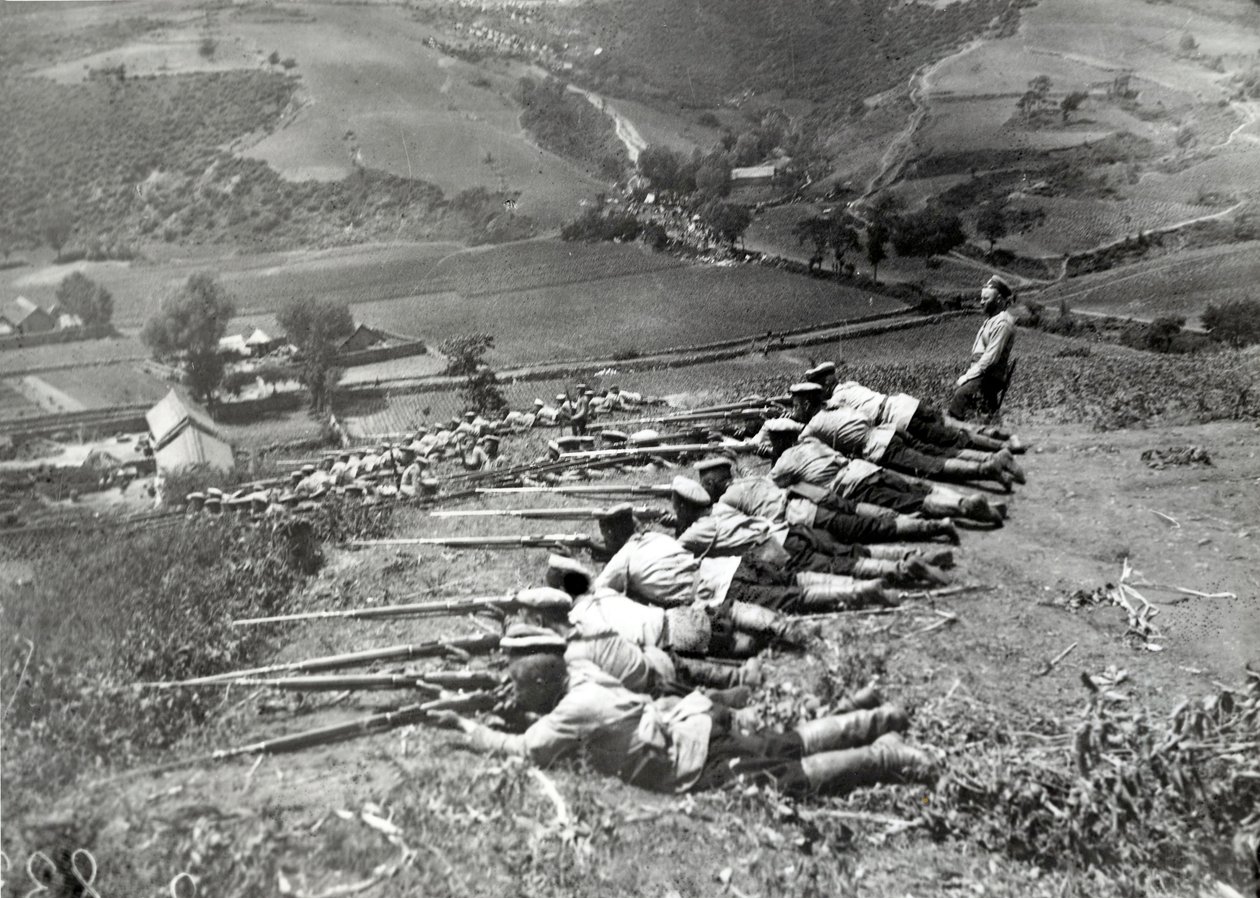 Ryska trupper under det rysk-japanska kriget, 1904 av Russian Photographer