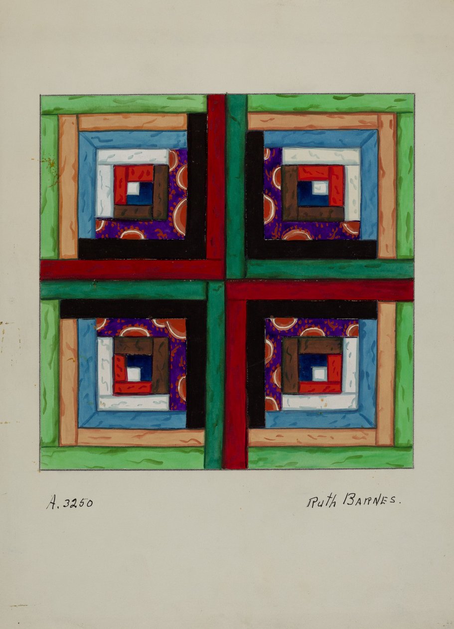 Täcke, c. 1936. av Ruth M Barnes