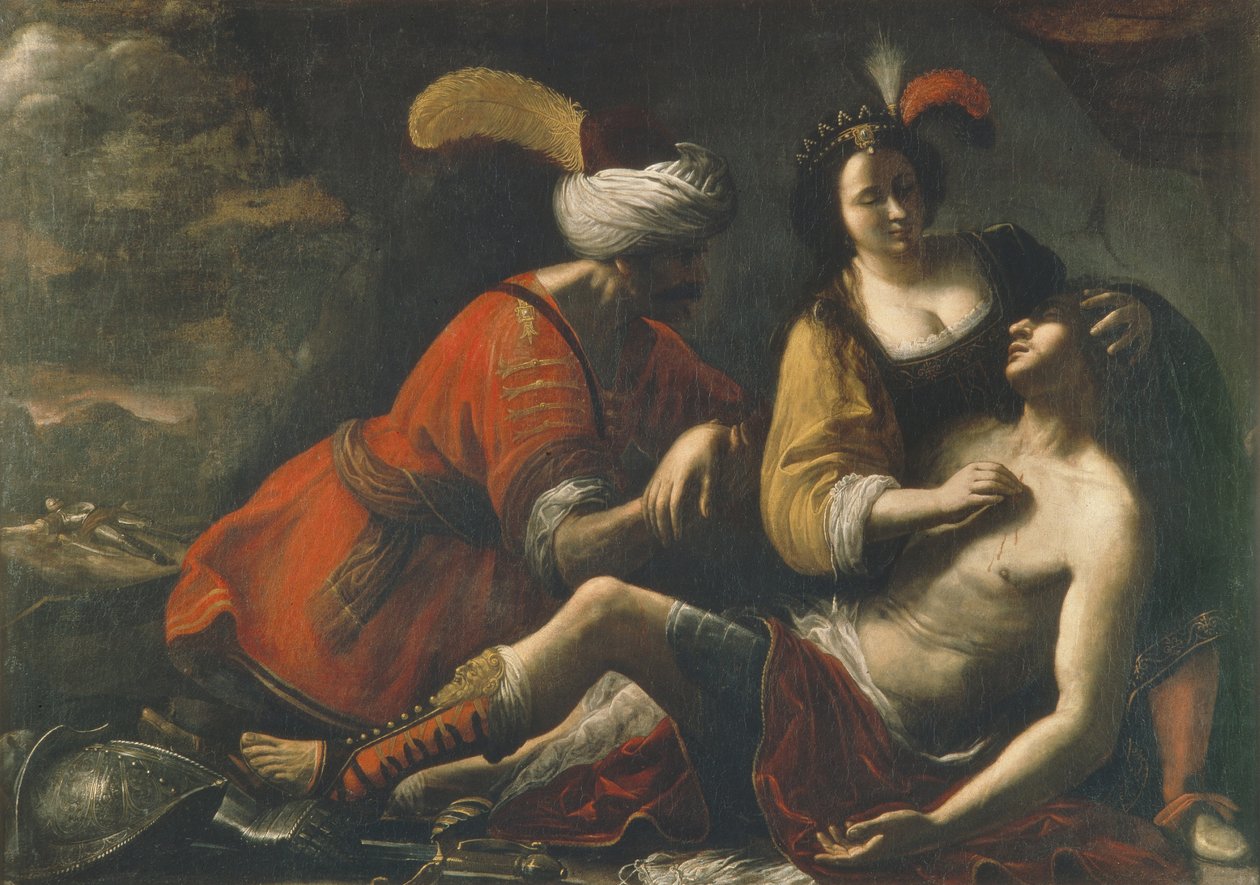 Tancred och Erminia av Rutilio Manetti