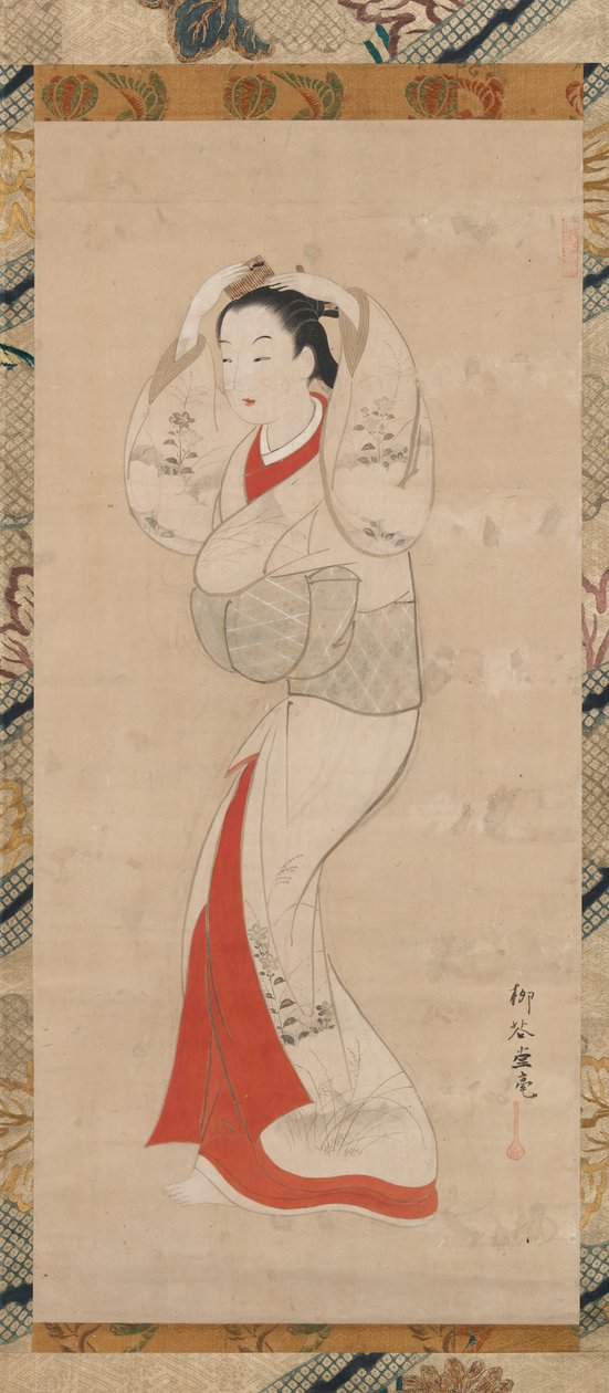 Stående kvinna, 1740-talet. av Ryukado