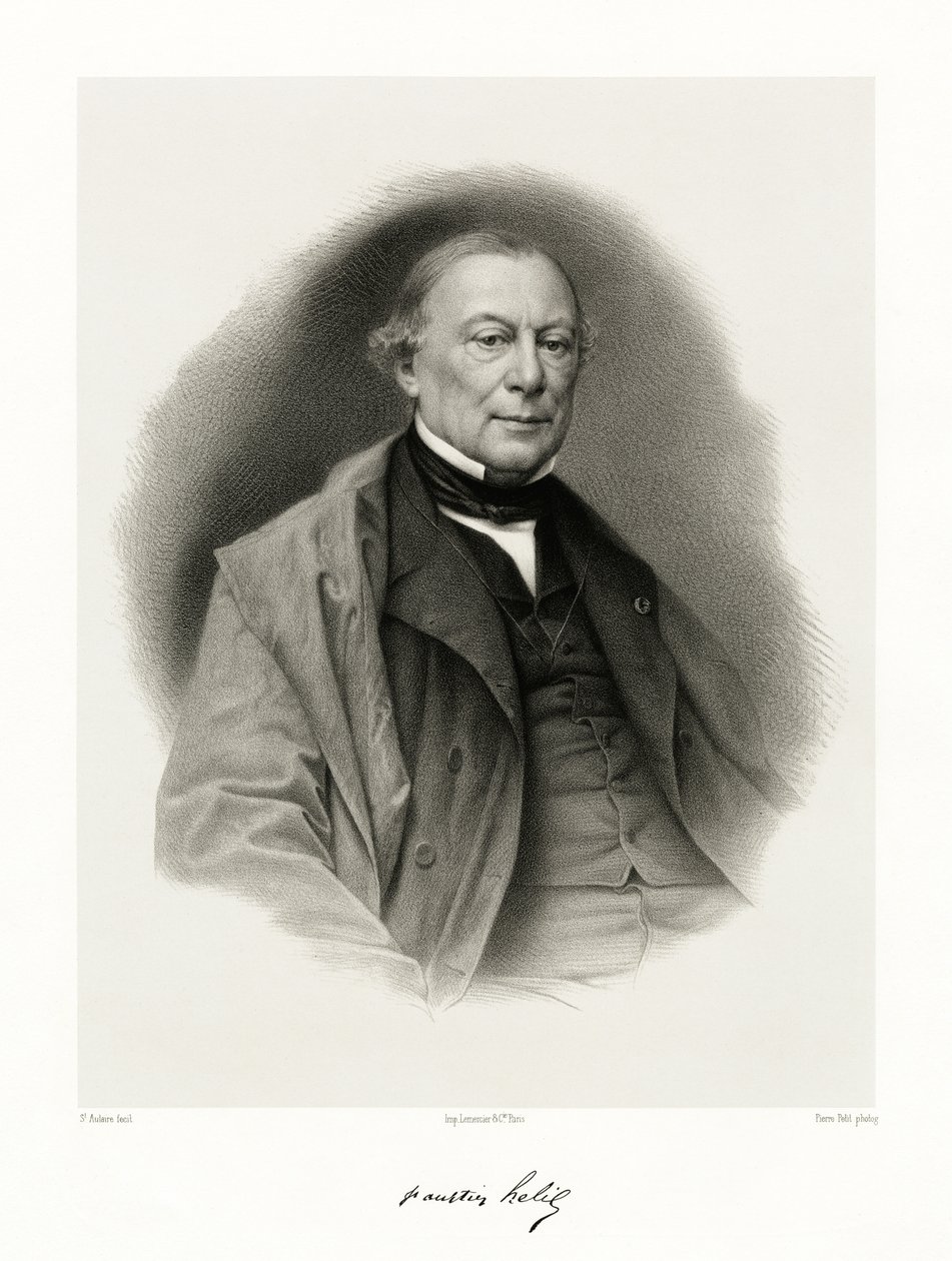 Faustin Helie, 1865-66 av S. Aulaire