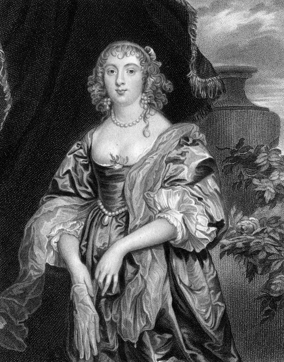 Anne Carre, grevinna av Bedford, 1824. av S. Freeman