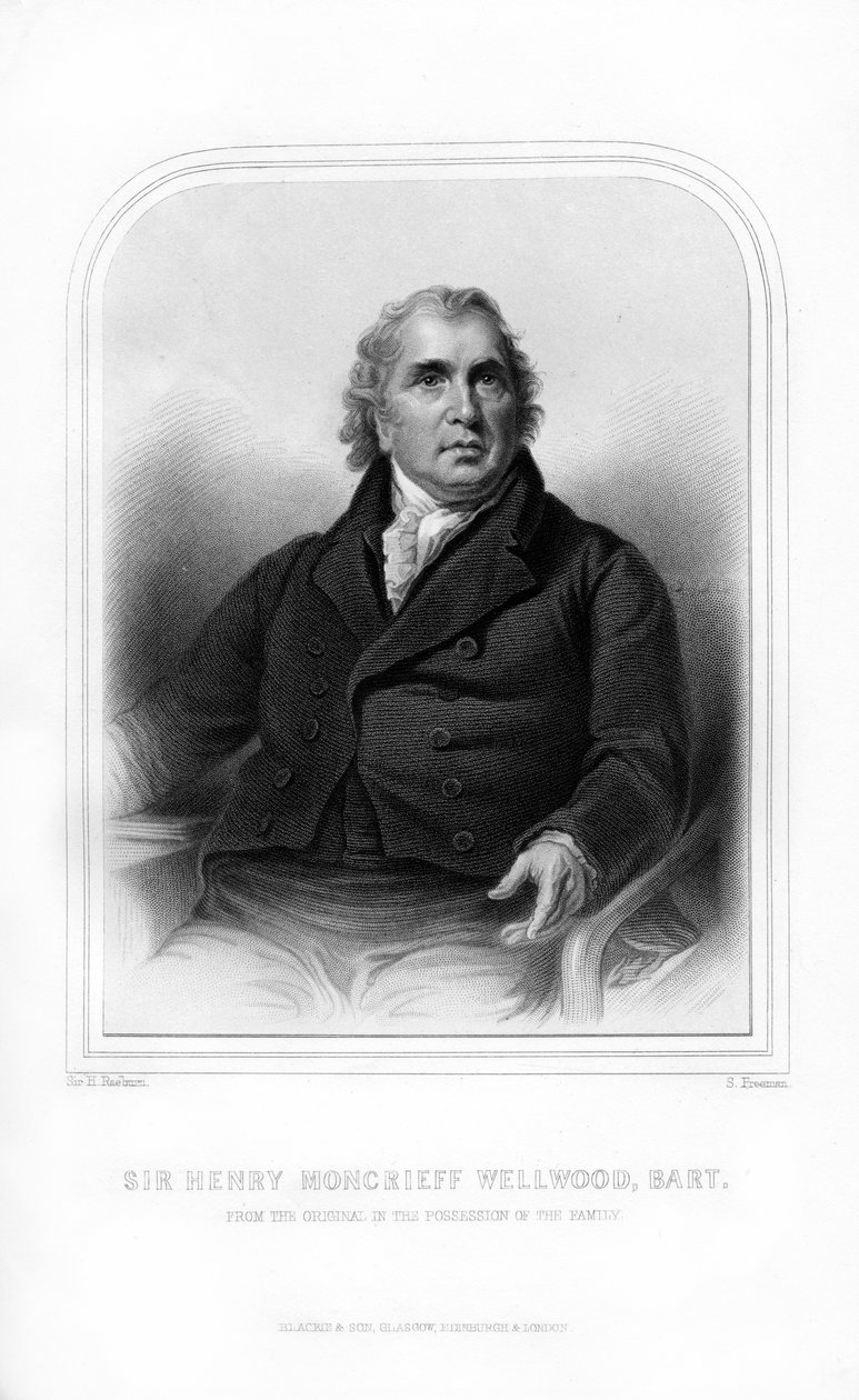 Sir Henry Moncrieff Wellwood, skotsk präst, 1870. av S. Freeman