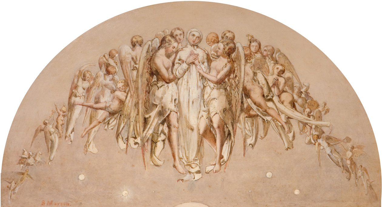 Närmaren till den himmelska staden, 1840-1860. av S. Mayson