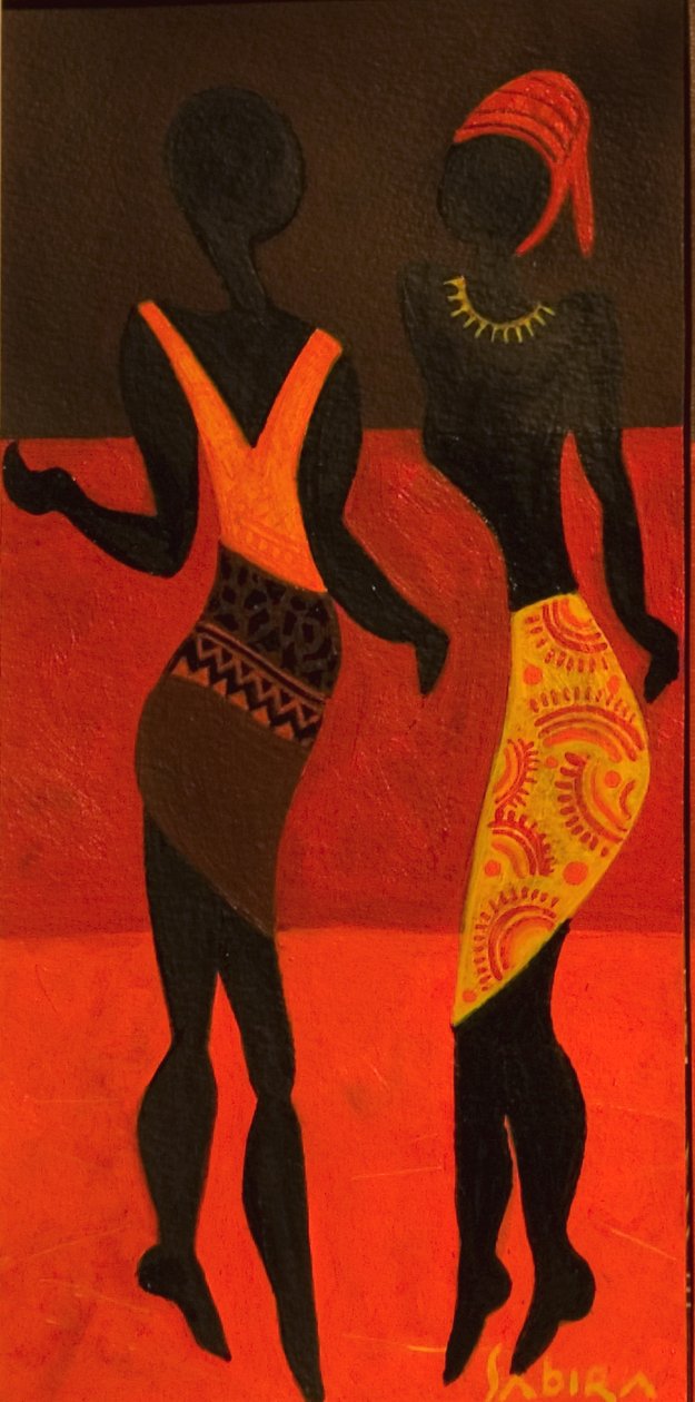 Salaam, 2007 (gouache och akryl) av Sabira Manek