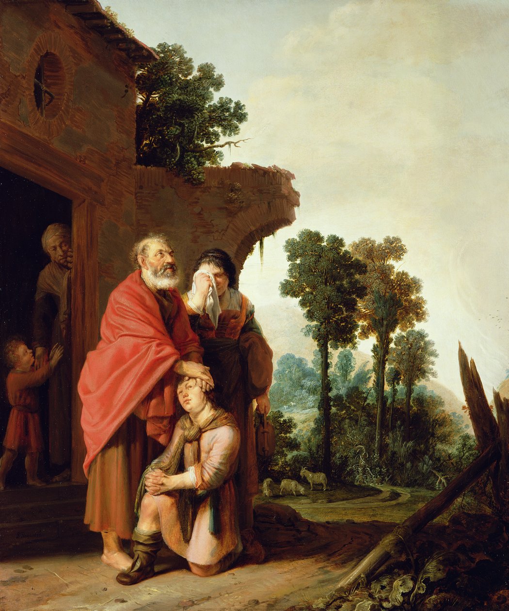 Den förlorade sonen, 1600-talet av Salomon de Bray