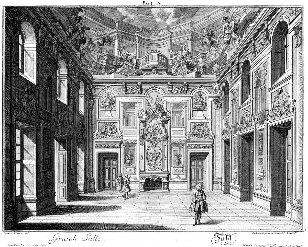Marmor Hall av Salomon Kleiner