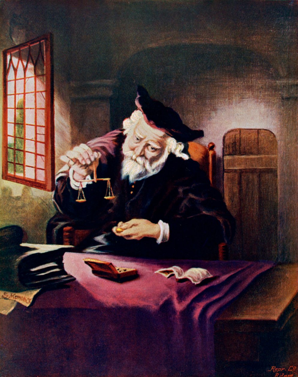 Guldvägaren, 1908-1909. av Salomon Koninck