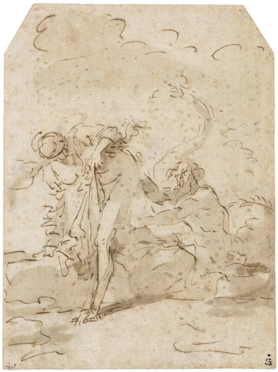 Glaucus and Scylla av Salvator Rosa