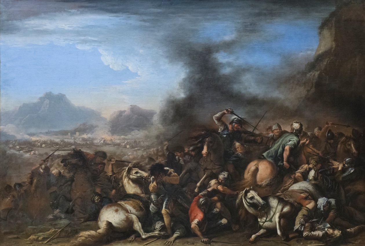 Slåss av Salvator Rosa