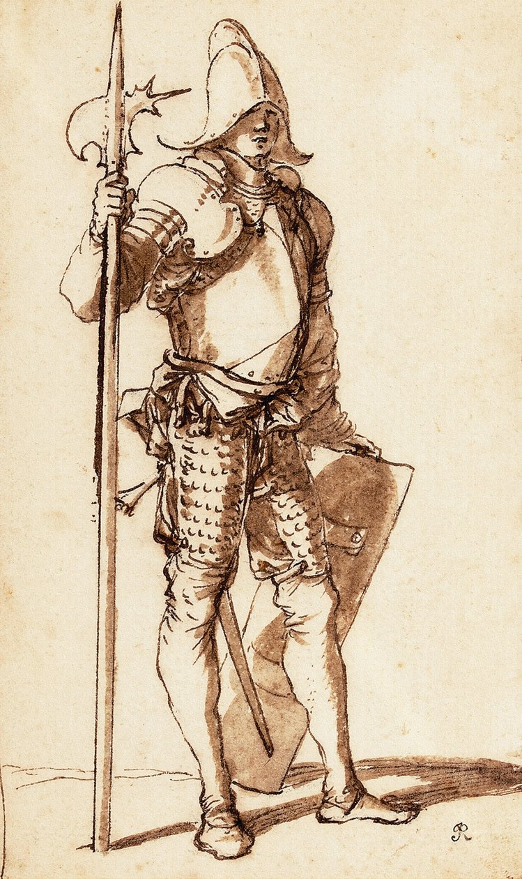 Halberdier av Salvator Rosa