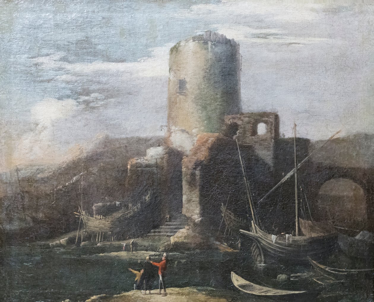 Landskap med ruiner av Salvator Rosa