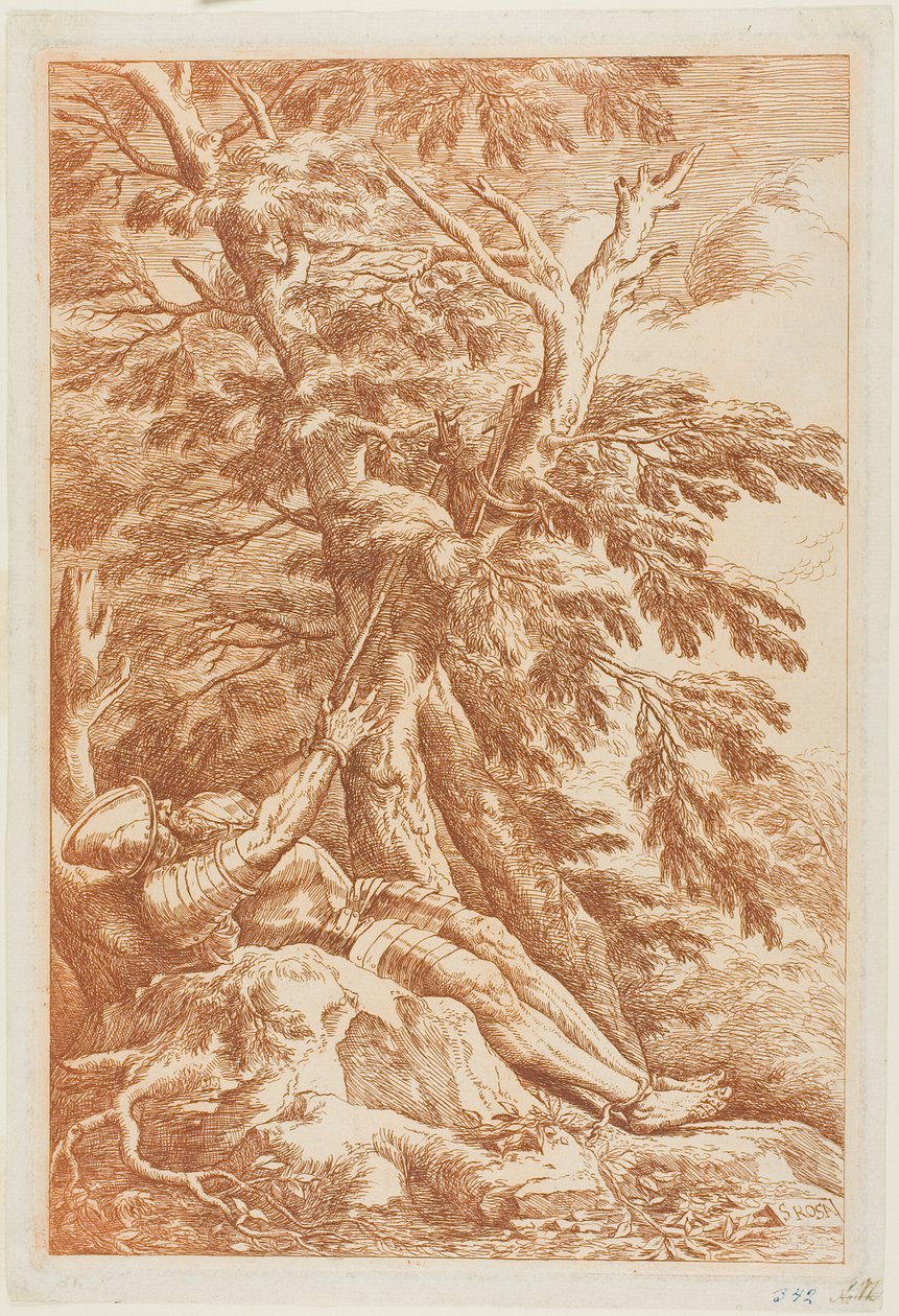 St William av Maleval av Salvator Rosa