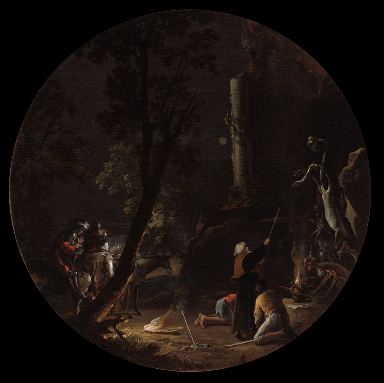 Häxkonstscener: Natt av Salvator Rosa