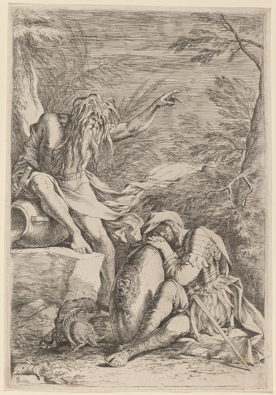 Eneas dröm av Salvator Rosa
