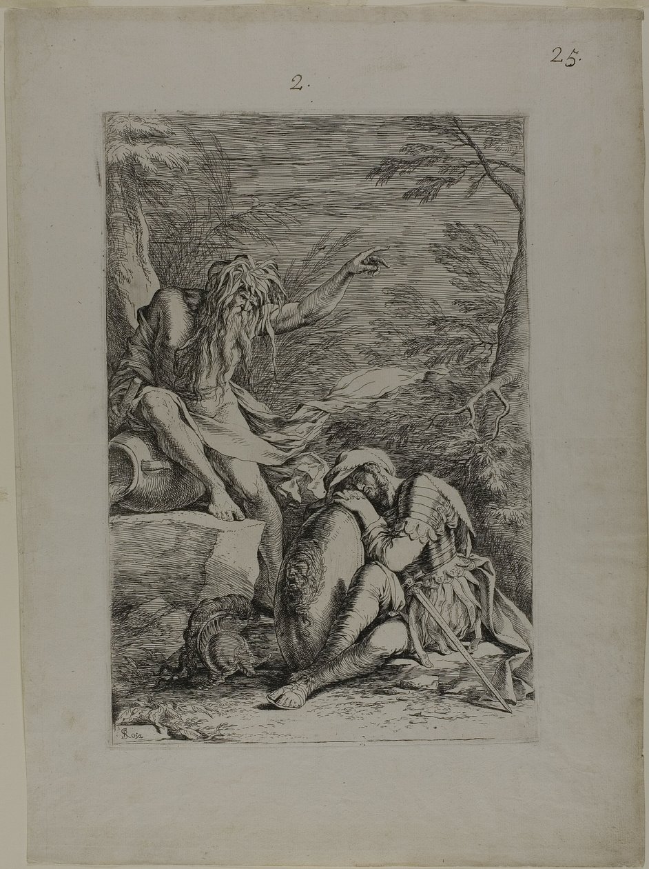 Eneas dröm av Salvator Rosa