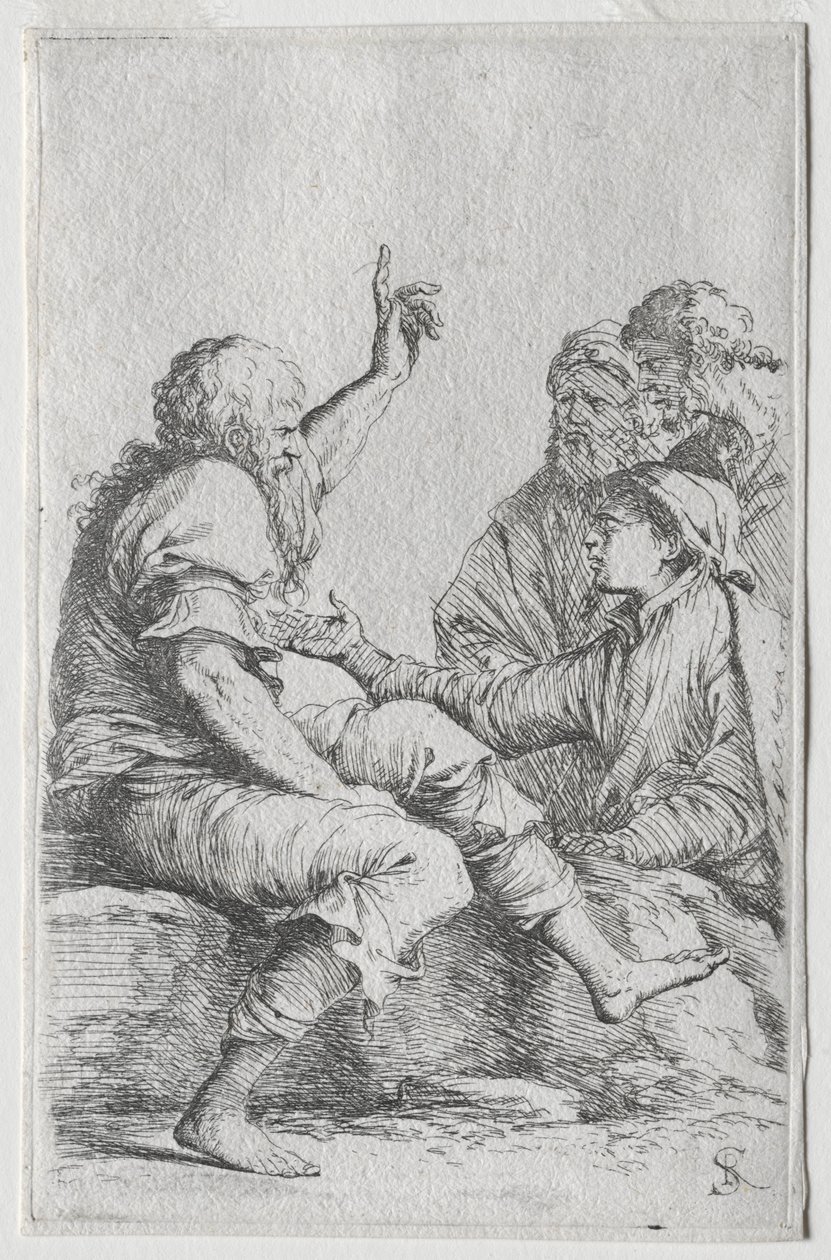 The Figurine Series: Figurine, 1656-57. av Salvator Rosa