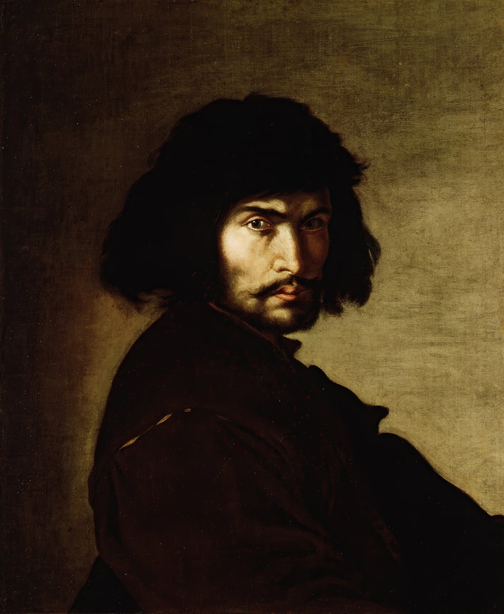 Självporträtt. av Salvatore Rosa