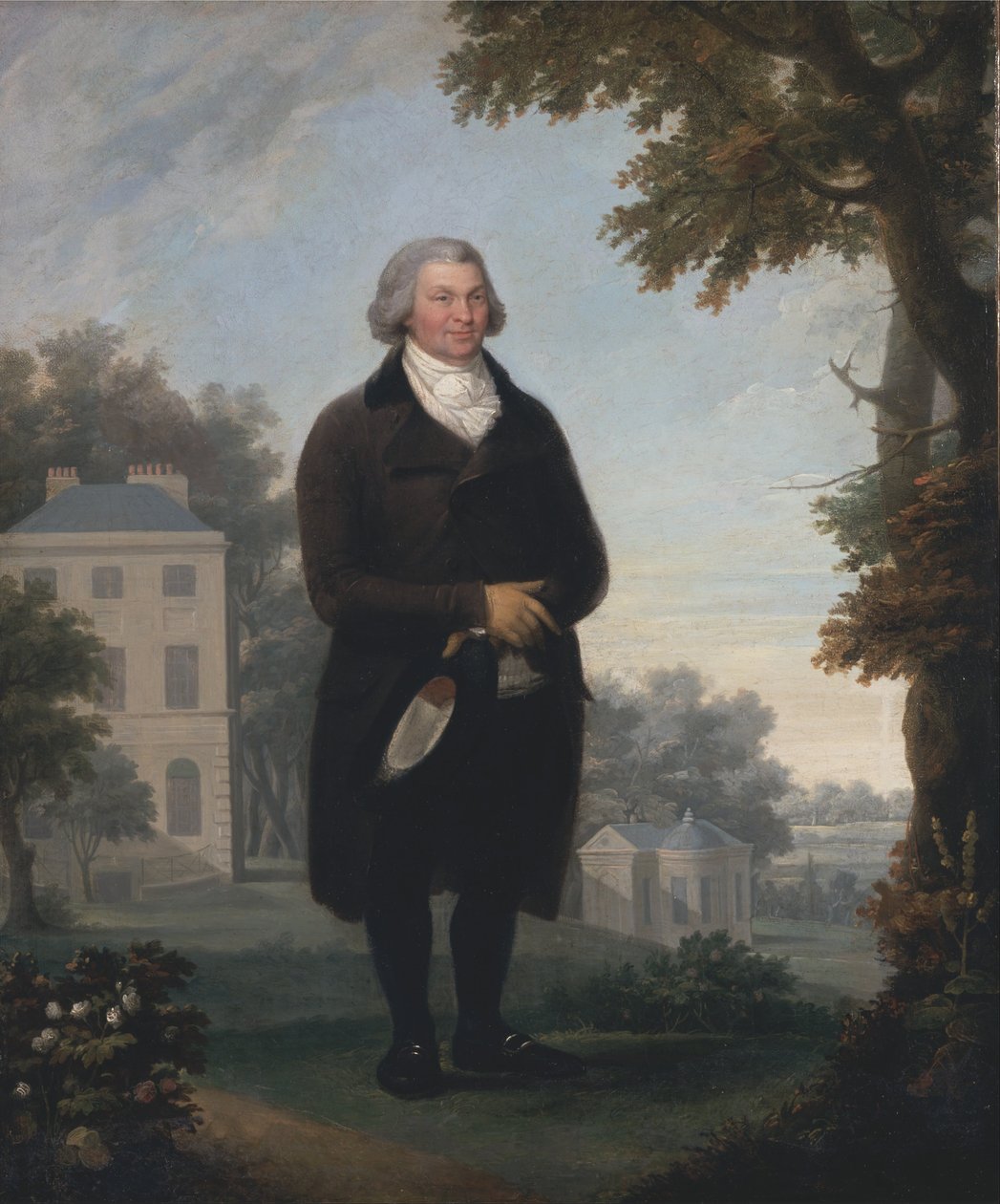 Gentleman i grunderna i sitt hus av Samuel de Wilde