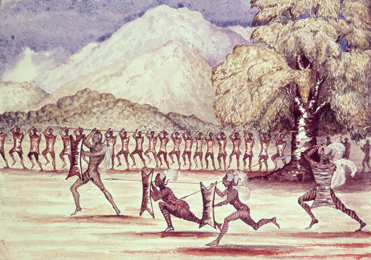 War Dance, illustration från 