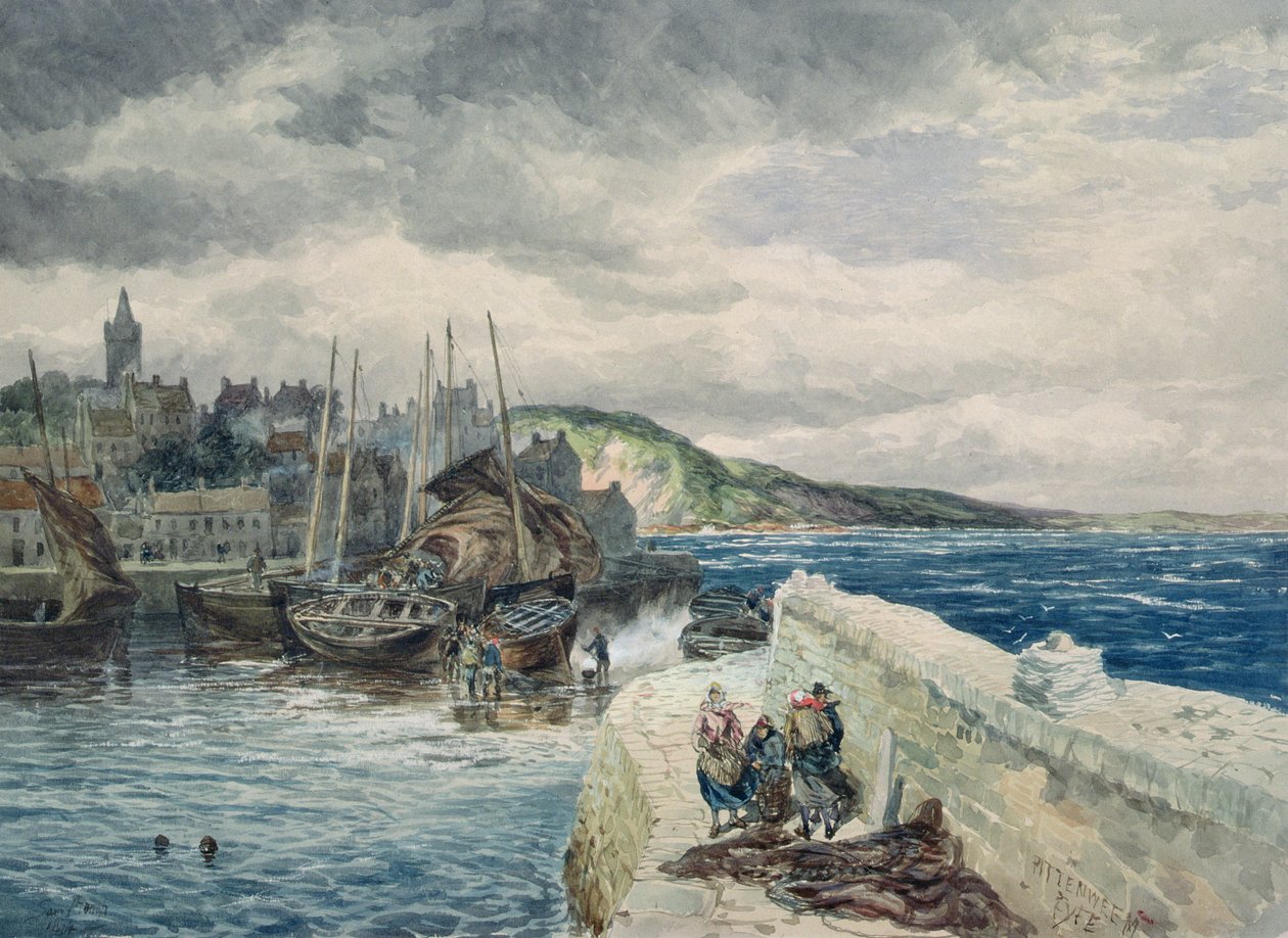 Pittenweem, Fife av Samuel Bough