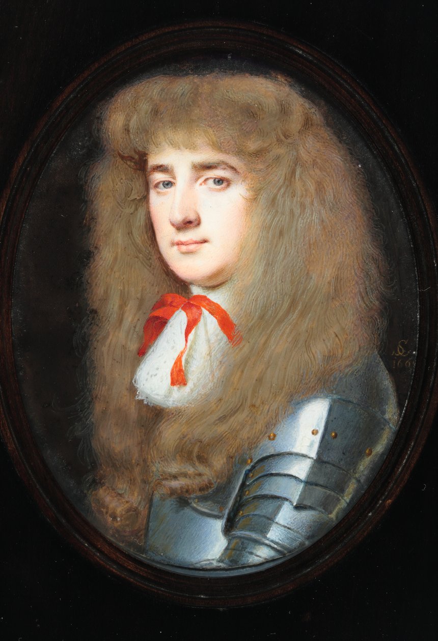 Henry Sidney, Earl of Romney, 1669 (wc på vellum) av Samuel Cooper