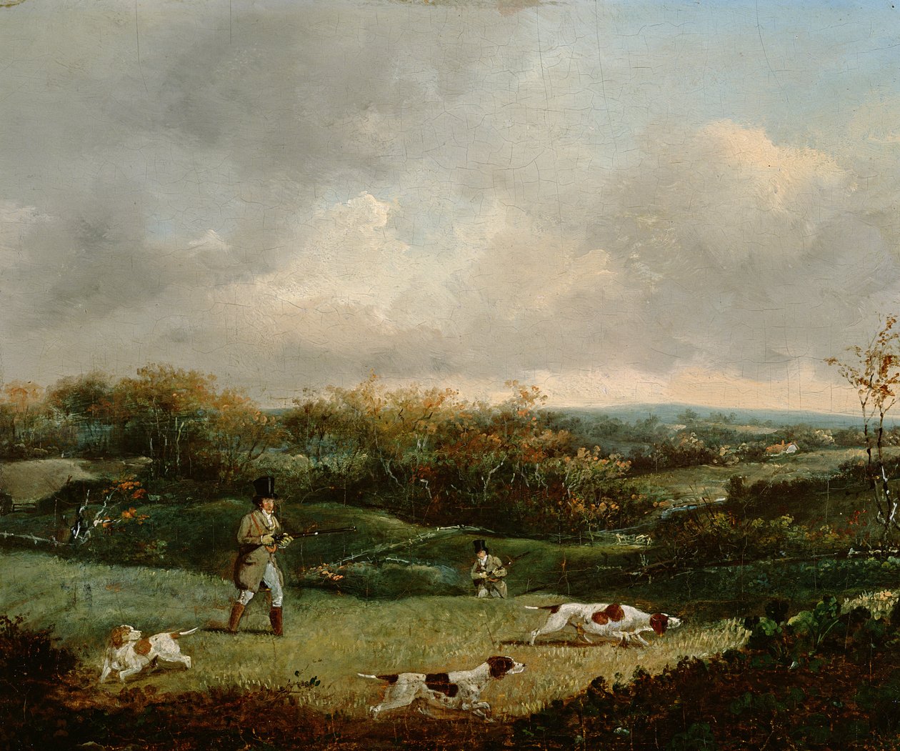 rapphönsskytte av Samuel John Egbert Jones