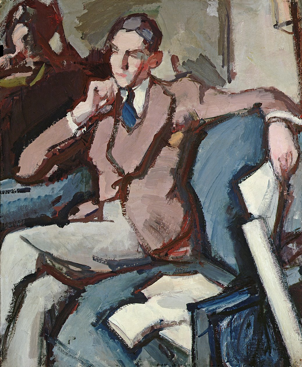 Porträtt av Willie Peploe av Samuel John Peploe