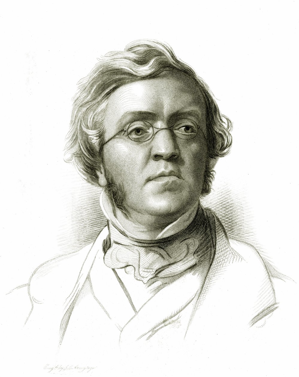 William Makepeace Thackeray (1811-63) av Samuel Laurence