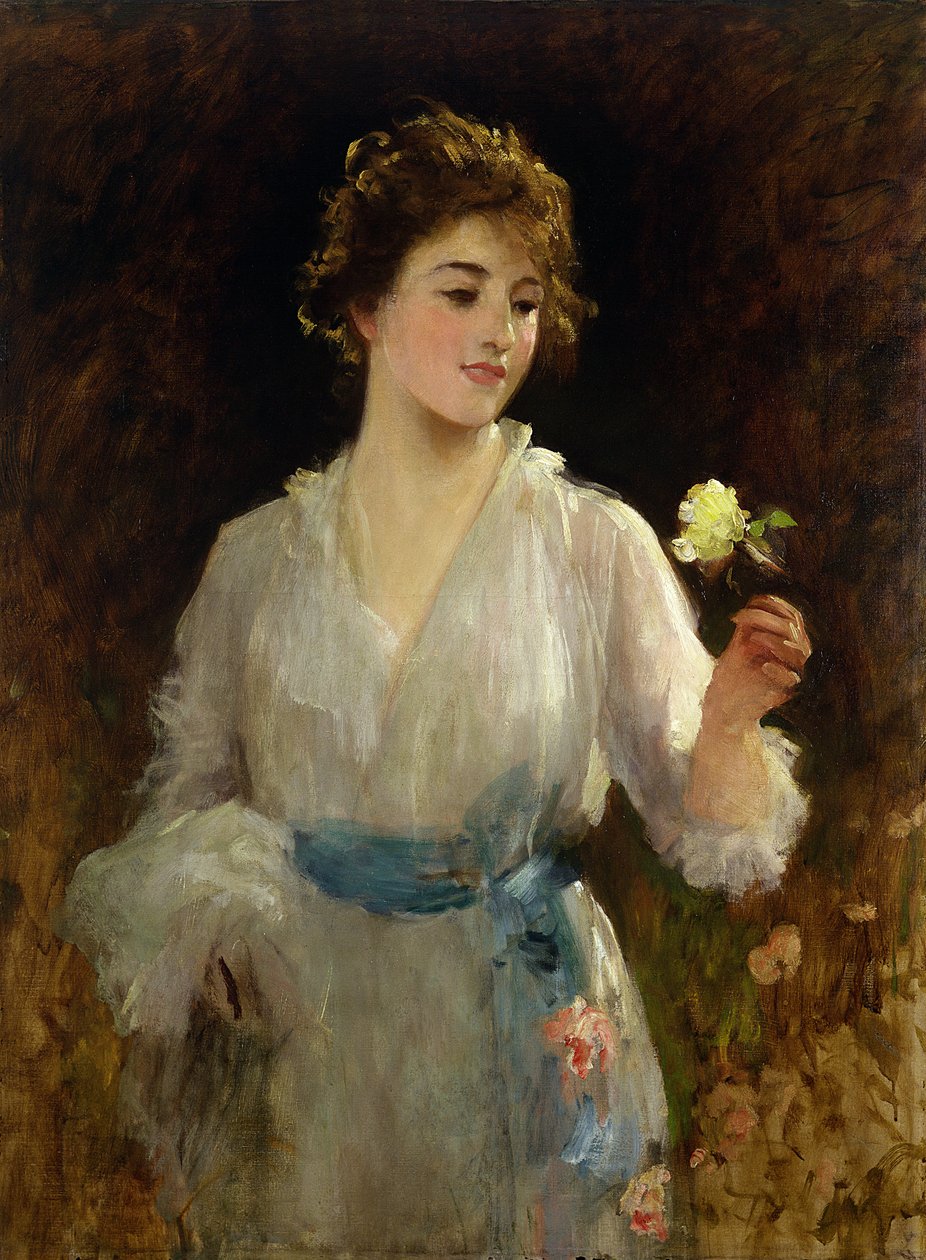 Den gula rosen av Samuel Luke Fildes