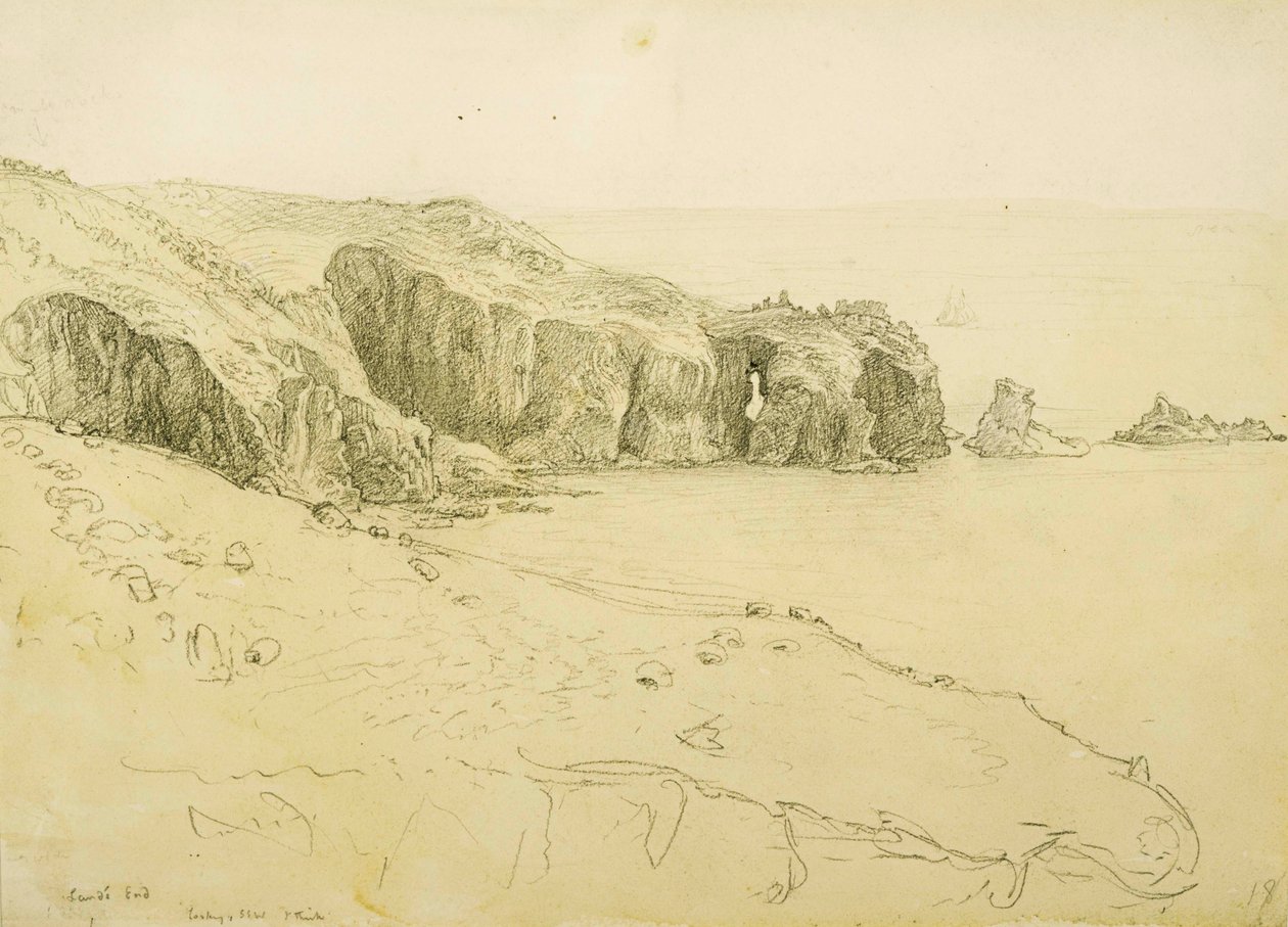Pele Point, Lands End av Samuel Palmer