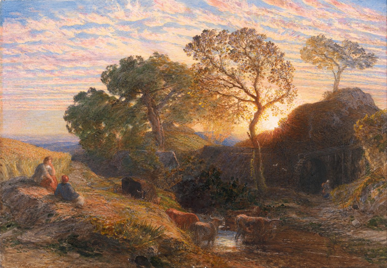 Sunset av Samuel Palmer