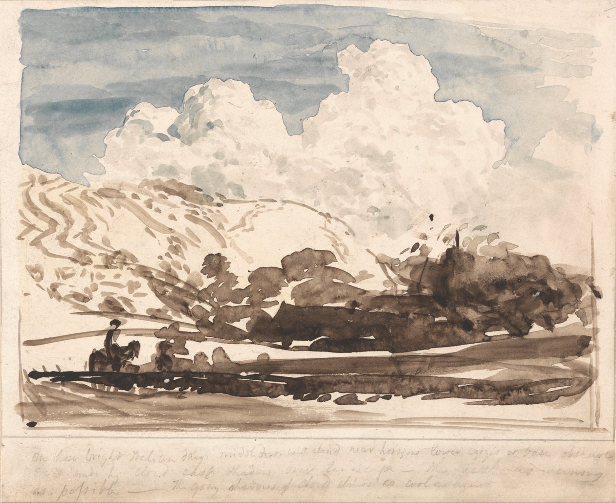 The Bright Cloud av Samuel Palmer