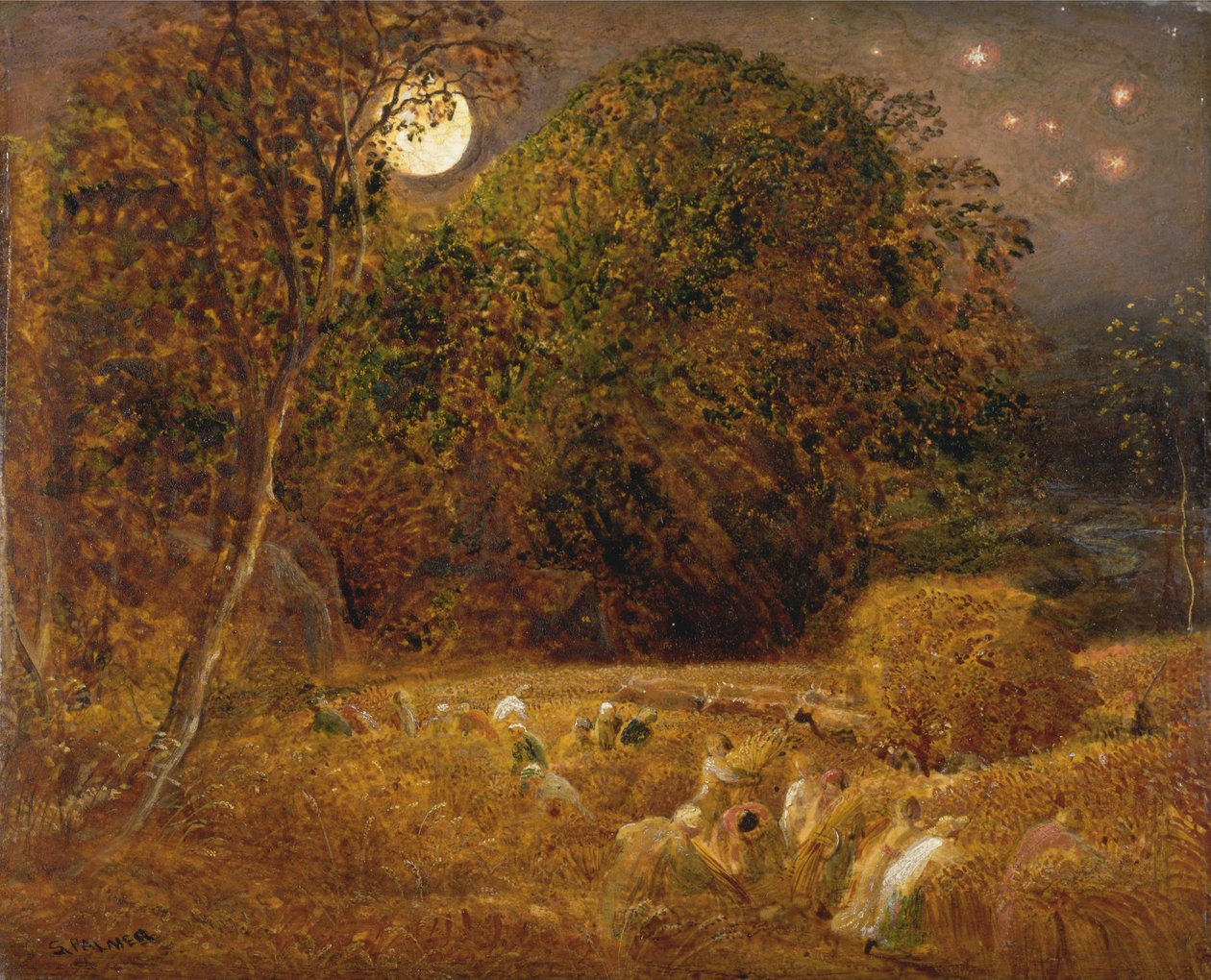 The Harvest Moon av Samuel Palmer