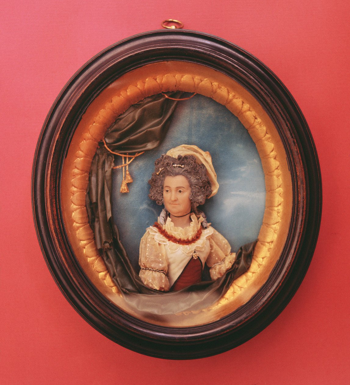Miniatyrporträtt av Mary Berry (1763-1852) av Samuel Percy
