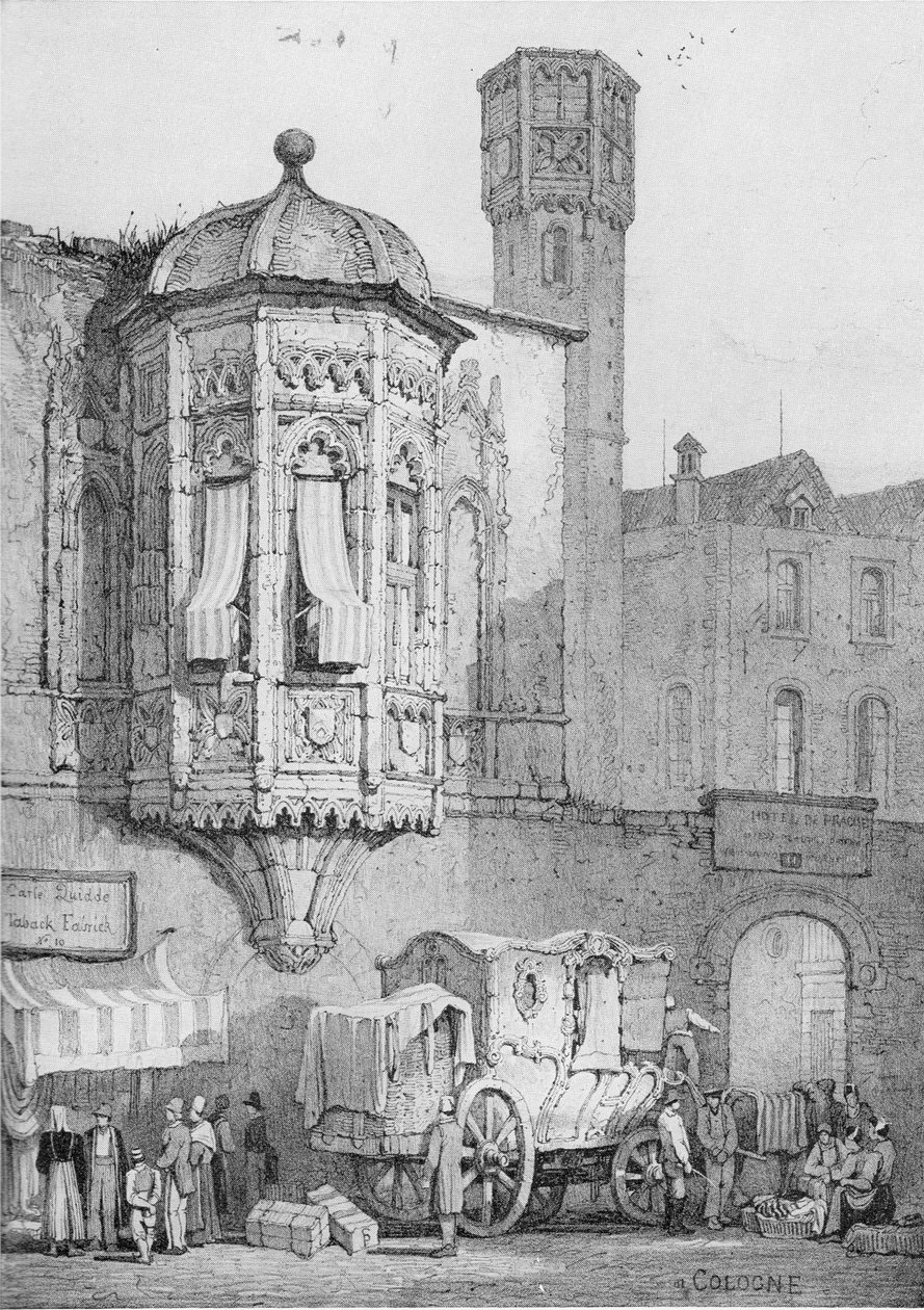  Hotel de Prague av Samuel Prout