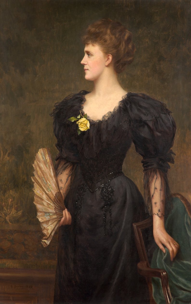 Porträtt av fru Gillingham Smith, 1895 av Samuel Sidley