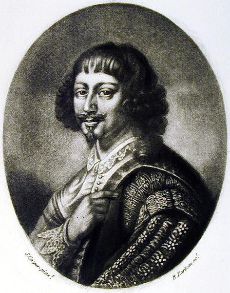 Endymion Porter (1587-1649) illustration från Portraits of Characters Illustrious in British History, graverad av Richard Earlom (1743-1822) (mezzotint) av Samuel after Cooper