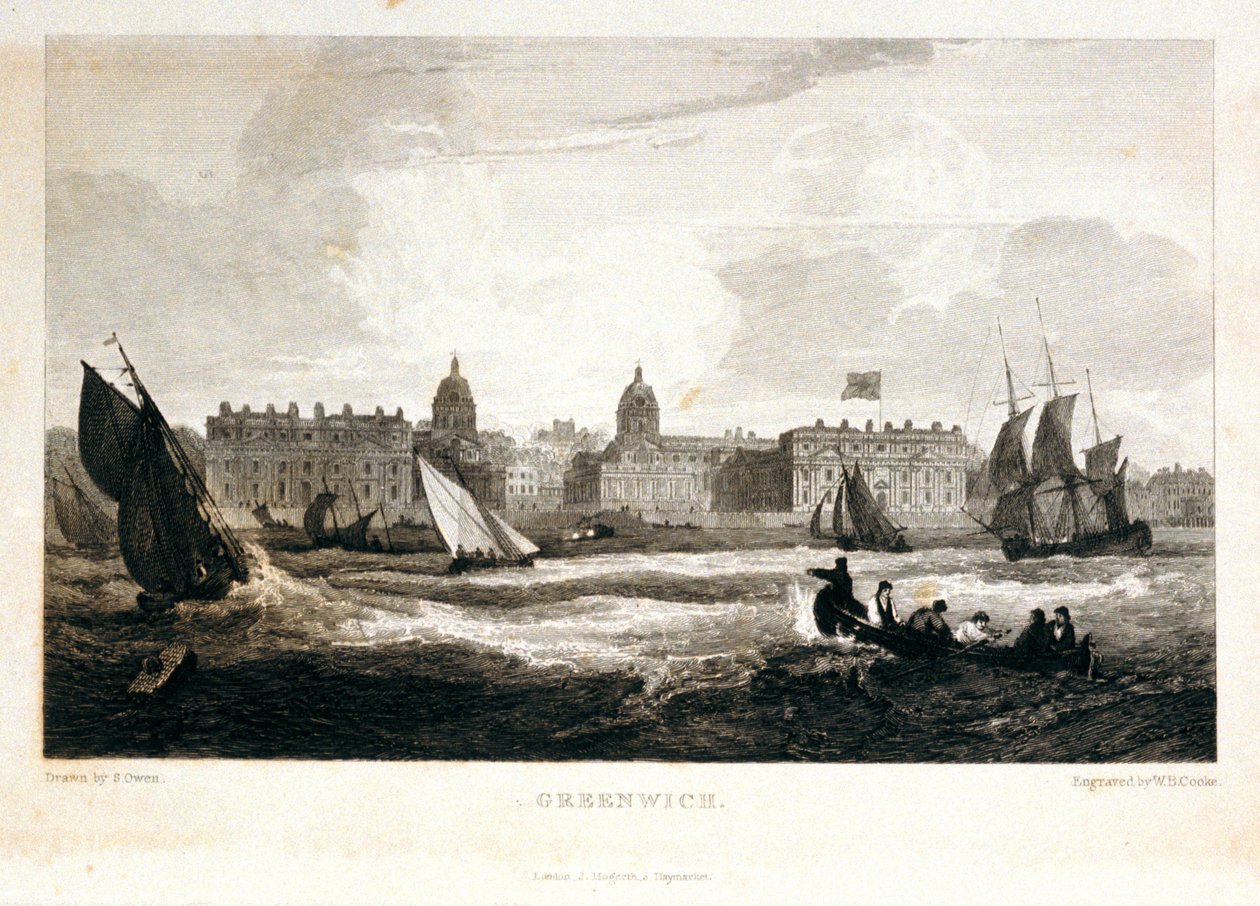 Greenwich [Greenwich Hospital] av Samuel (after) Owen